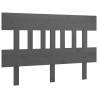 Stylish Grey Bed Headboard - 153.5x3x81 cm Solid Pine