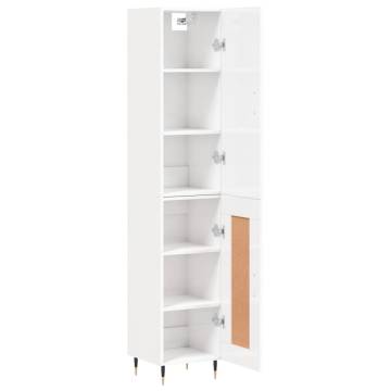 Highboard High Gloss White - Stylish Storage Solution