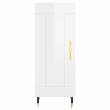 Highboard High Gloss White - Stylish Storage Solution