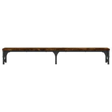 Monitor Stand Smoked Oak - Ergonomic Design & Storage | HipoMarket