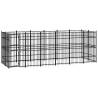 Outdoor Dog Kennel Steel 11.06 m² Size 576 x 192 x 200 cm Quantity in Package 1 With roof no 