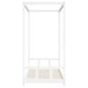 Kids Bed Frame White 90x190 cm - Solid Pine Wood