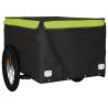 Bike Trailer Black and Green - Durable 45 kg Capacity