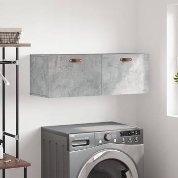 Wall Cabinet Concrete Grey - Stylish Storage Solution