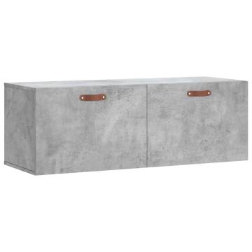 Wall Cabinet Concrete Grey - Stylish Storage Solution