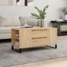 Coffee Table Sonoma Oak 102x44.5x50 cm Engineered Wood Colour sonoma oak Quantity in Package 1 