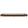 Brown Oak Bed Frame 135x190 cm | Engineered Wood | Hipo Market