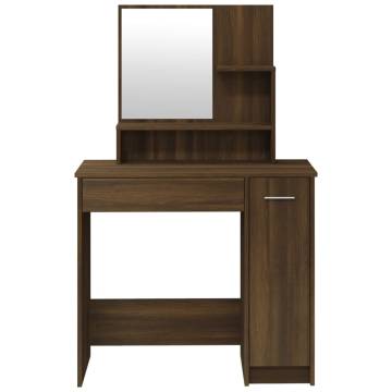 Dressing Table Set Brown Oak - Stylish & Functional | HipoMarket