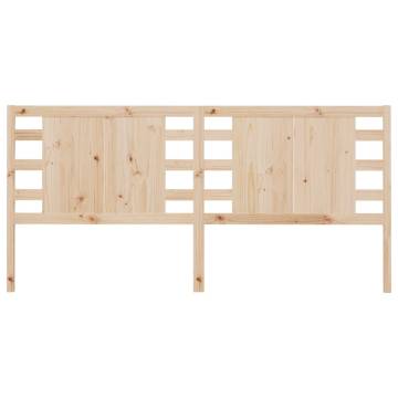 Stylish Solid Pine Headboard 156x4x100 cm | HipoMarket