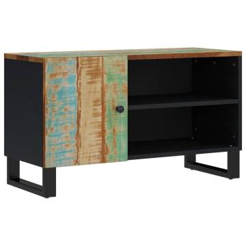 Stylish TV Cabinet 80x33x46 cm - Solid Reclaimed Wood