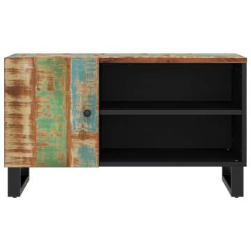 Stylish TV Cabinet 80x33x46 cm - Solid Reclaimed Wood