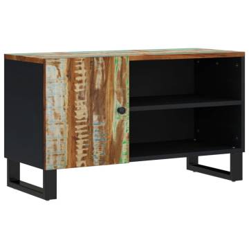 Stylish TV Cabinet 80x33x46 cm - Solid Reclaimed Wood