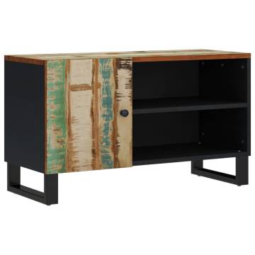 Stylish TV Cabinet 80x33x46 cm - Solid Reclaimed Wood