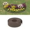 Garden Edgings 2 pcs Brown 10 m 15 cm Polyethylene Colour brown Size 20 x 0.15 m Quantity in Package 1 