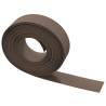 Garden Edgings 2 pcs Brown 10 m 15 cm Polyethylene