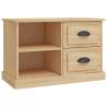 Stylish TV Cabinet Sonoma Oak - Engineered Wood 73x35.5 cm