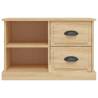 Stylish TV Cabinet Sonoma Oak - Engineered Wood 73x35.5 cm