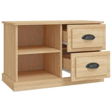 Stylish TV Cabinet Sonoma Oak - Engineered Wood 73x35.5 cm