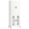 Highboard High Gloss White - Stylish Storage Solution