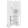 Highboard High Gloss White - Stylish Storage Solution