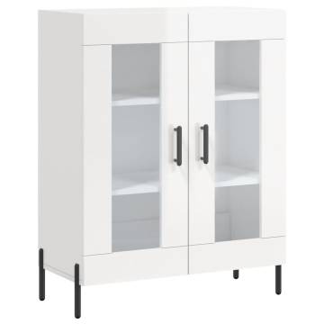 Highboard High Gloss White - Stylish Storage Solution