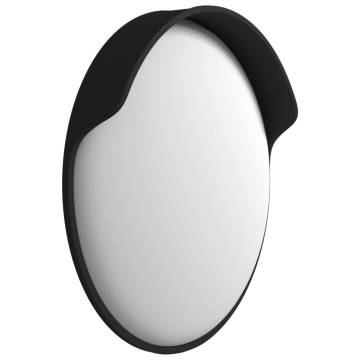 Outdoor Convex Traffic Mirror Black Ø60 cm - Hipomarket