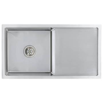 Handmade Stainless Steel Kitchen Sink - Chic & Functional