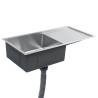 Handmade Stainless Steel Kitchen Sink - Chic & Functional