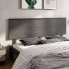 Bed Headboard Grey 204x6x82.5 cm Solid Wood Pine Colour grey Size 204 x 82.5 cm Quantity in Package 1 