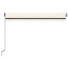 Manual Retractable Awning 400x350 cm Cream - Hipomarket