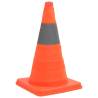 Pop-up Traffic Cones 10 pcs 42 cm - Lightweight & Reflective