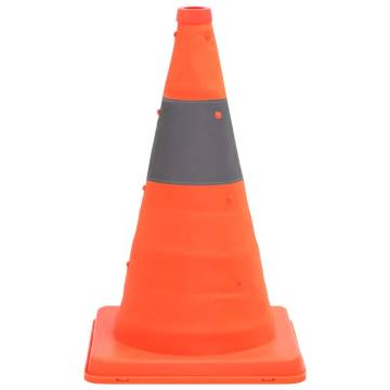 Pop-up Traffic Cones 10 pcs 42 cm - Lightweight & Reflective