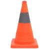 Pop-up Traffic Cones 10 pcs 42 cm - Lightweight & Reflective