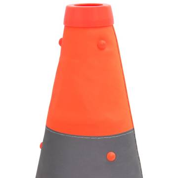 Pop-up Traffic Cones 10 pcs 42 cm - Lightweight & Reflective