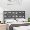 Bed Headboard Grey 165.5x4x100 cm Solid Wood Pine Colour grey Size 165.5 x 100 cm Quantity in Package 1 