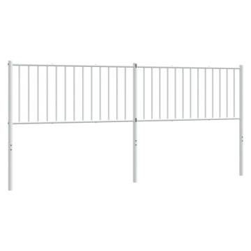 Stylish White Metal Headboard 200 cm for Your Bedroom