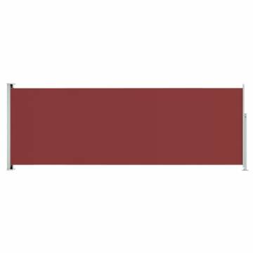 Patio Retractable Side Awning 220x600 cm Red - Hipomarket