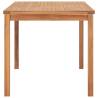 Garden Dining Table 140x80 cm | Solid Teak Wood