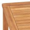 Garden Dining Table 140x80 cm | Solid Teak Wood