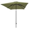 Madison Parasol Moraira 230x230 cm Green - UV Protected Shade