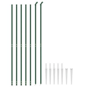 Wire Mesh Fence with Spike Anchors Green 1.8x10m - Safe & Durable