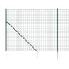 Wire Mesh Fence with Spike Anchors Green 1.8x10m - Safe & Durable