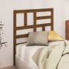 Bed Headboard Honey Brown 81x4x104 cm Solid Wood Pine Colour honey brown Size 81 x 104 cm Quantity in Package 1 