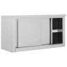 Durable Kitchen Wall Cabinet with Sliding Doors - 90x40 cm