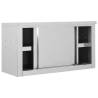 Durable Kitchen Wall Cabinet with Sliding Doors - 90x40 cm