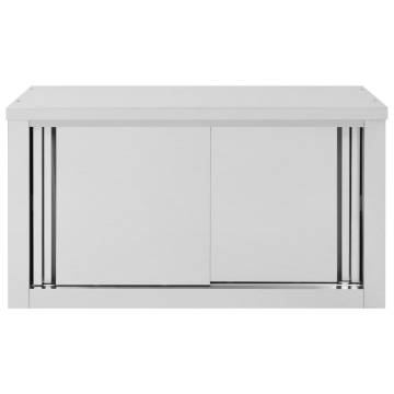 Durable Kitchen Wall Cabinet with Sliding Doors - 90x40 cm