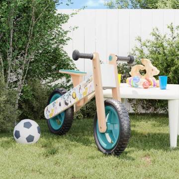 Blue Printed Balance Bike for Children | Hipomarket UK