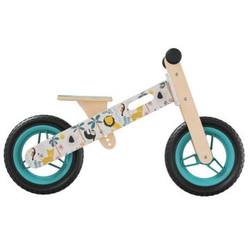 Blue Printed Balance Bike for Children | Hipomarket UK