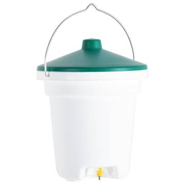 Poultry Drinker with Nipples 12 L - Clean Water for Chickens