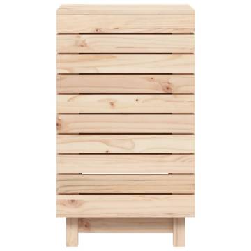 Solid Pine Laundry Basket - Stylish & Practical Storage